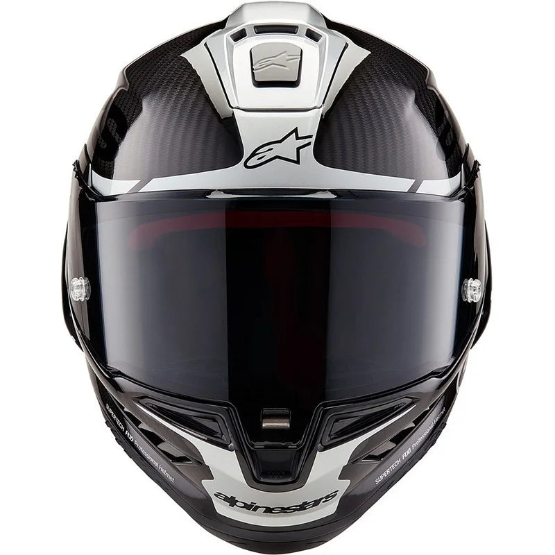 Capacete ALPINESTARS Supertech R10 Element Black Carbon / Silver / Black