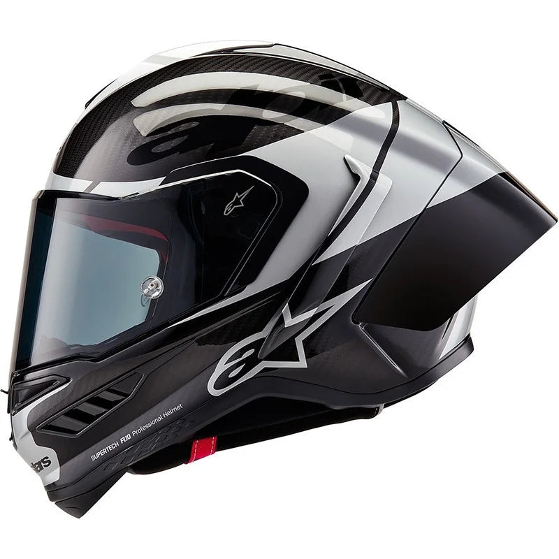 Capacete ALPINESTARS Supertech R10 Element Black Carbon / Silver / Black