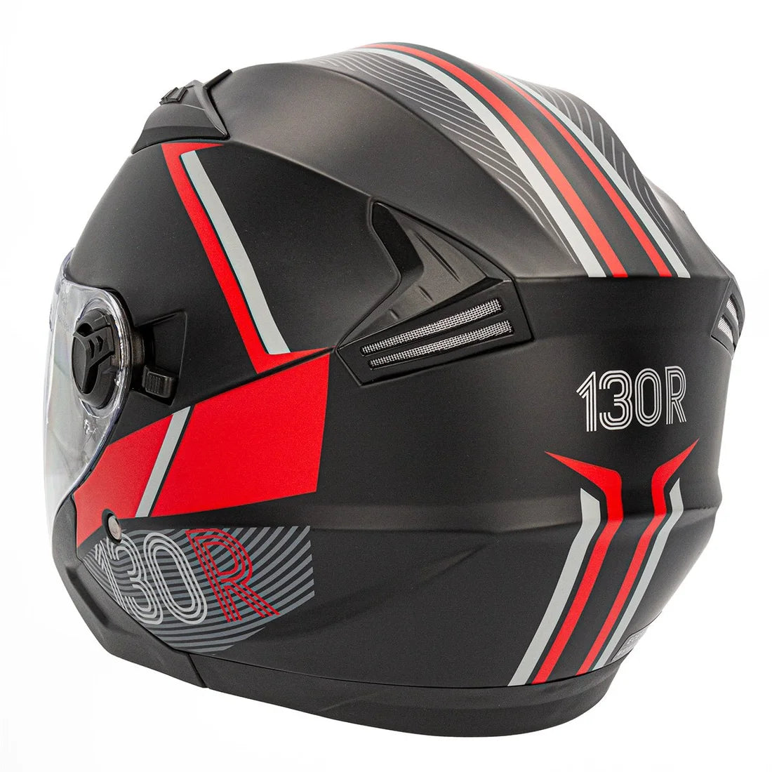 CAPACETE 130R ARIDA MATT BLACK / RED