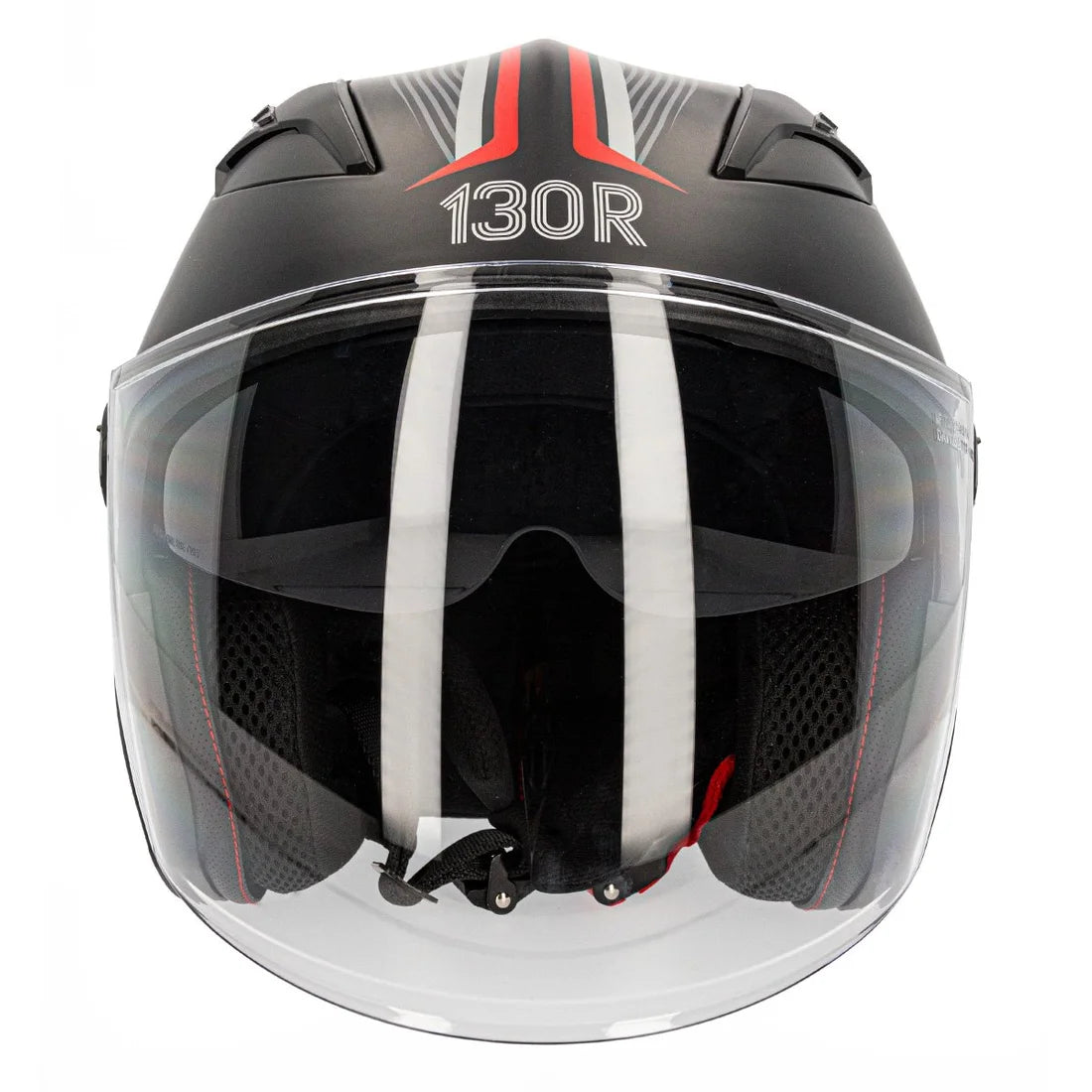 CAPACETE 130R ARIDA MATT BLACK / RED