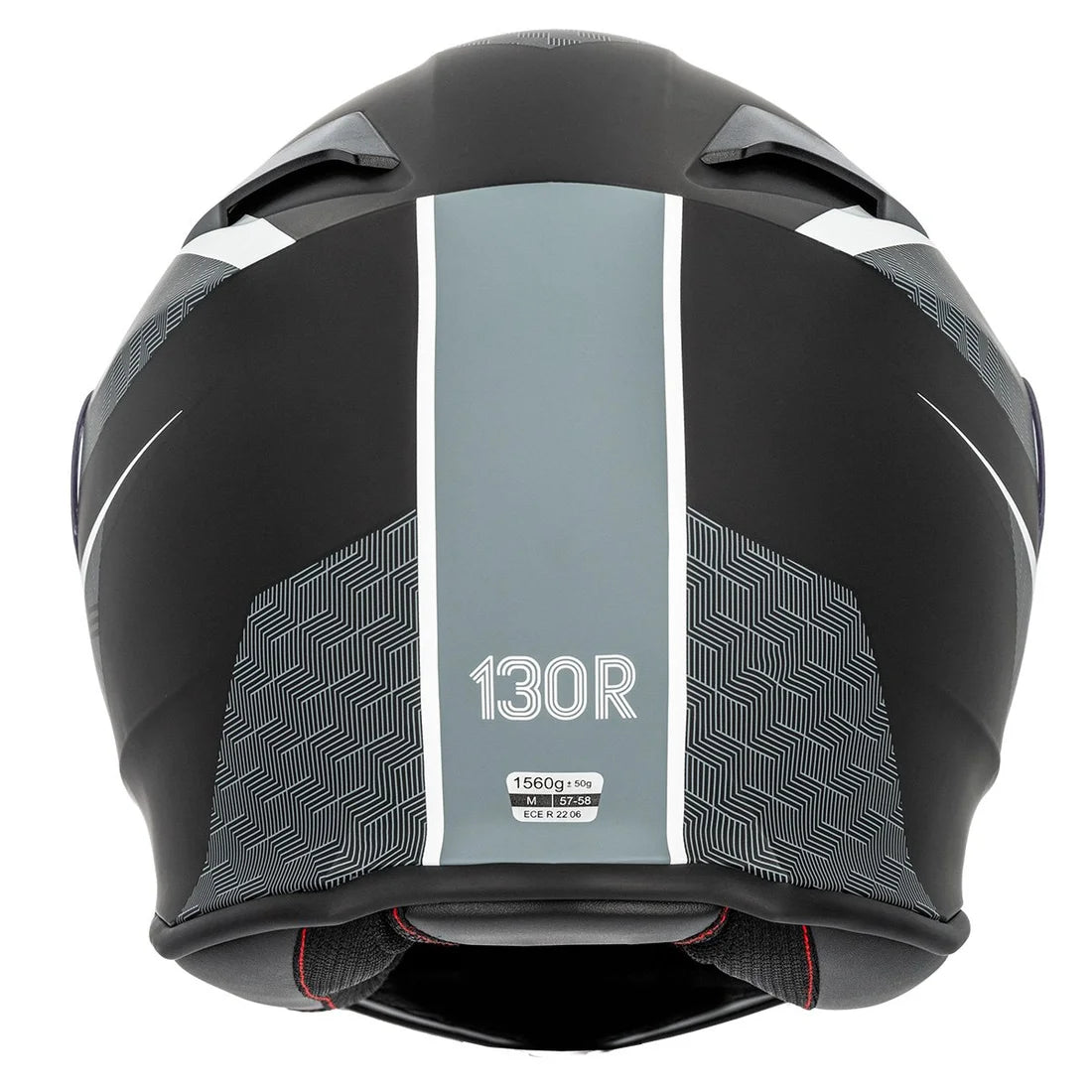 CAPACETE 130R ITAMI V2 TILES BLACK MATT / WHITE