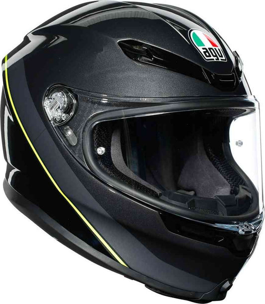 AGVK6 MINIMAL GUNMETAL/BLACK/YELLOW FLUO