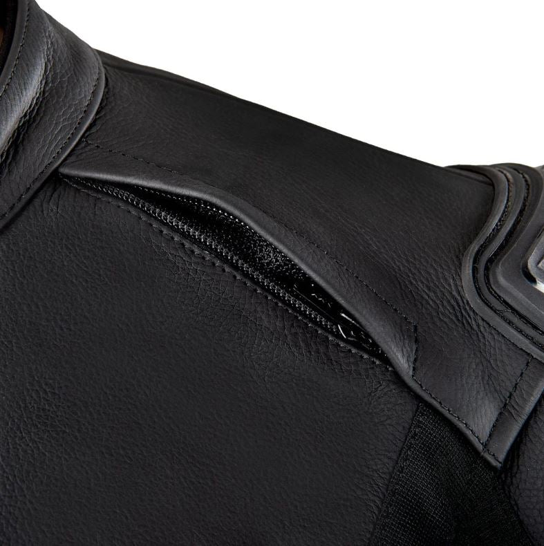 CASACO ARMURE HAMO LEATHER AAA BLACK/YELLOW FLUO