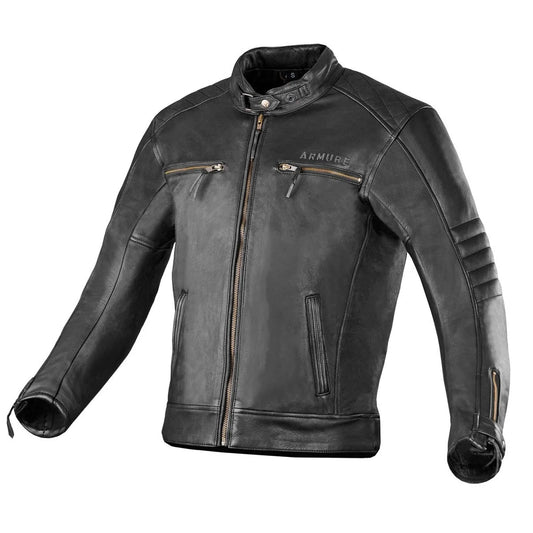CASACO ARMURE CHARLE LEATHER AAA BLACK