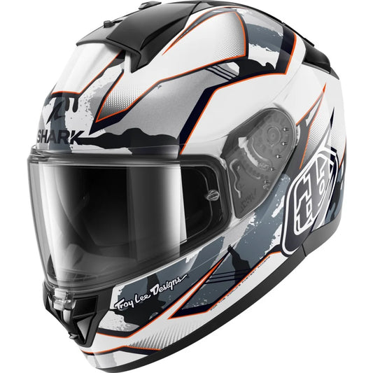 CAPACETE SHARK RIDILL 2 TLD MATRIX WHITE / SILVER / RED