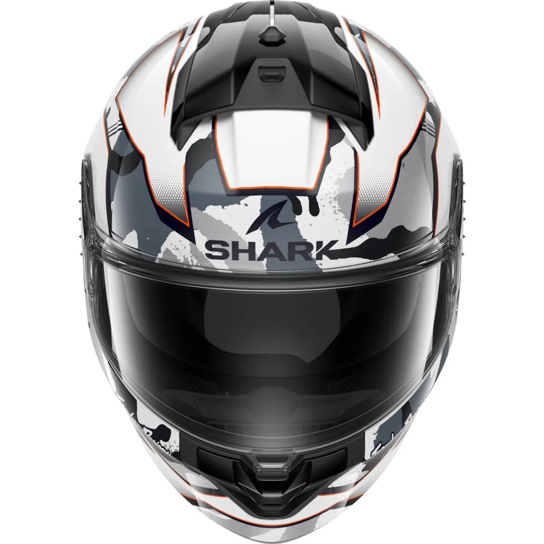 CAPACETE SHARK RIDILL 2 TLD MATRIX WHITE / SILVER / RED